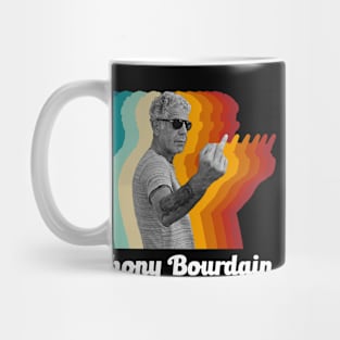 Anthony Bourdain Retro Fade Mug